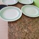 Set of 6 flat plates, L'Amandinoise