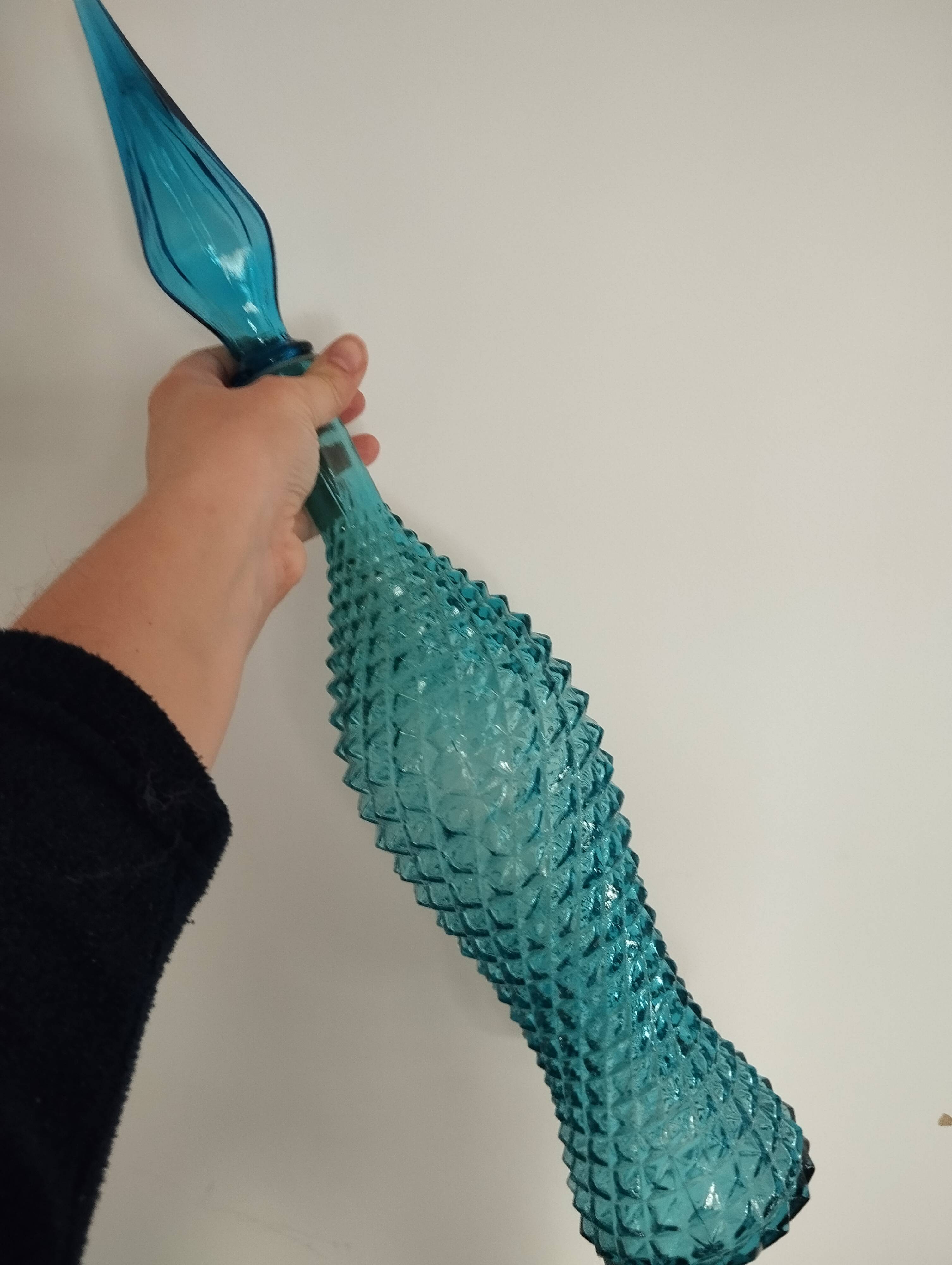 Italian blown glass bottle