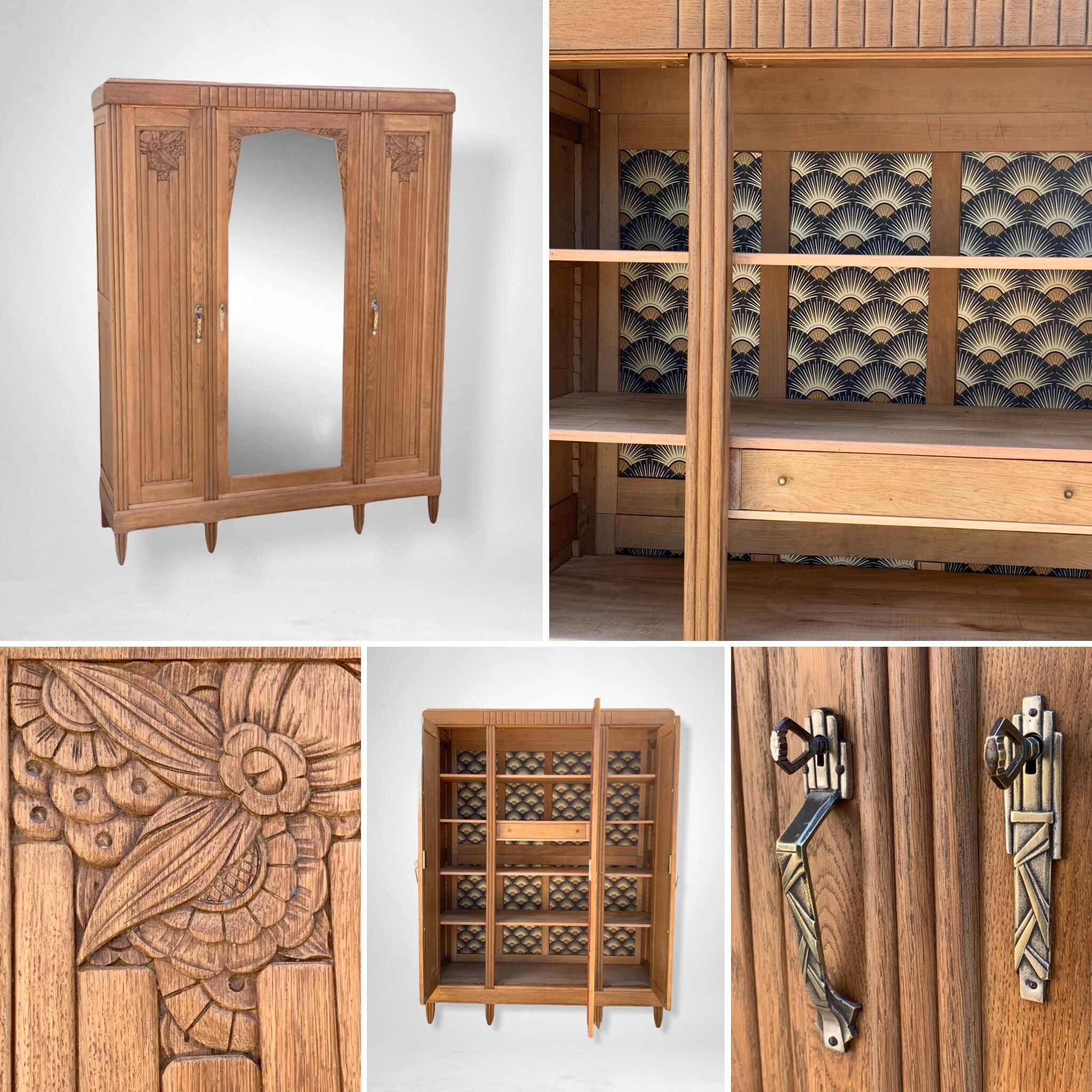 Parisian art deco wardrobe