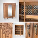 Parisian art deco wardrobe