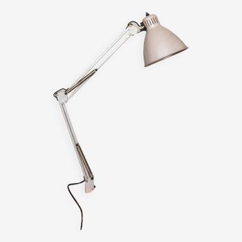 Lampe Articulée 1960 Sur Support En Bois