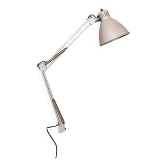 Lampe Articulée 1960 Sur Support En Bois