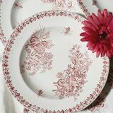 Lot de 6 assiettes creuses Onnaing Terre de Fer Modèle Moisson