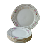 Vintage cake service in St Amand's Faïence