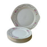 Vintage cake service in St Amand's Faïence