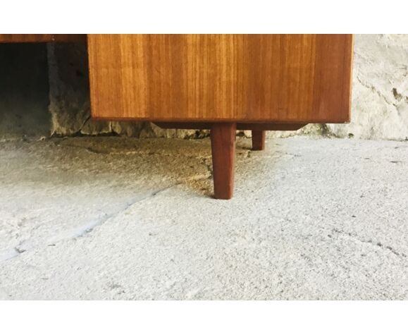 Management office in solid teak stamped nf ameublement - 1960