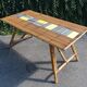 dining room table with tiles from Roger Capron