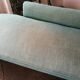 Méridienne banquette en velour