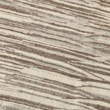 8x10 Striped Pattern Brown & Beige Vintage Kilim Rug, 232x291Cm