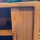 1960s Danish teak vintage buffet with sliding doors and drawers – Mid-Century Modern