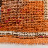 3x9 Vintage Brown & Orange Runner Rug, 84x285Cm
