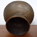 Brutalist Bronze Candleholders, 1960s, Set of 2