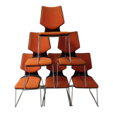 Set 6 vintage Pagwood chairs