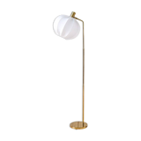 Mid-century modern brass floor lamp Bergboms G-03, Sweden, 1960s