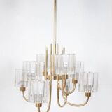 Lustre en Verre Cristal de Peill & Putzler, 1970s