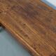 Table basse en pin rustique, style ferme français du début du 20e siècle