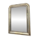 Antique Louis Philippe mirror with silver leaf pearls 105cm