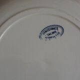 Lot de 4 assiettes terre de fer salins