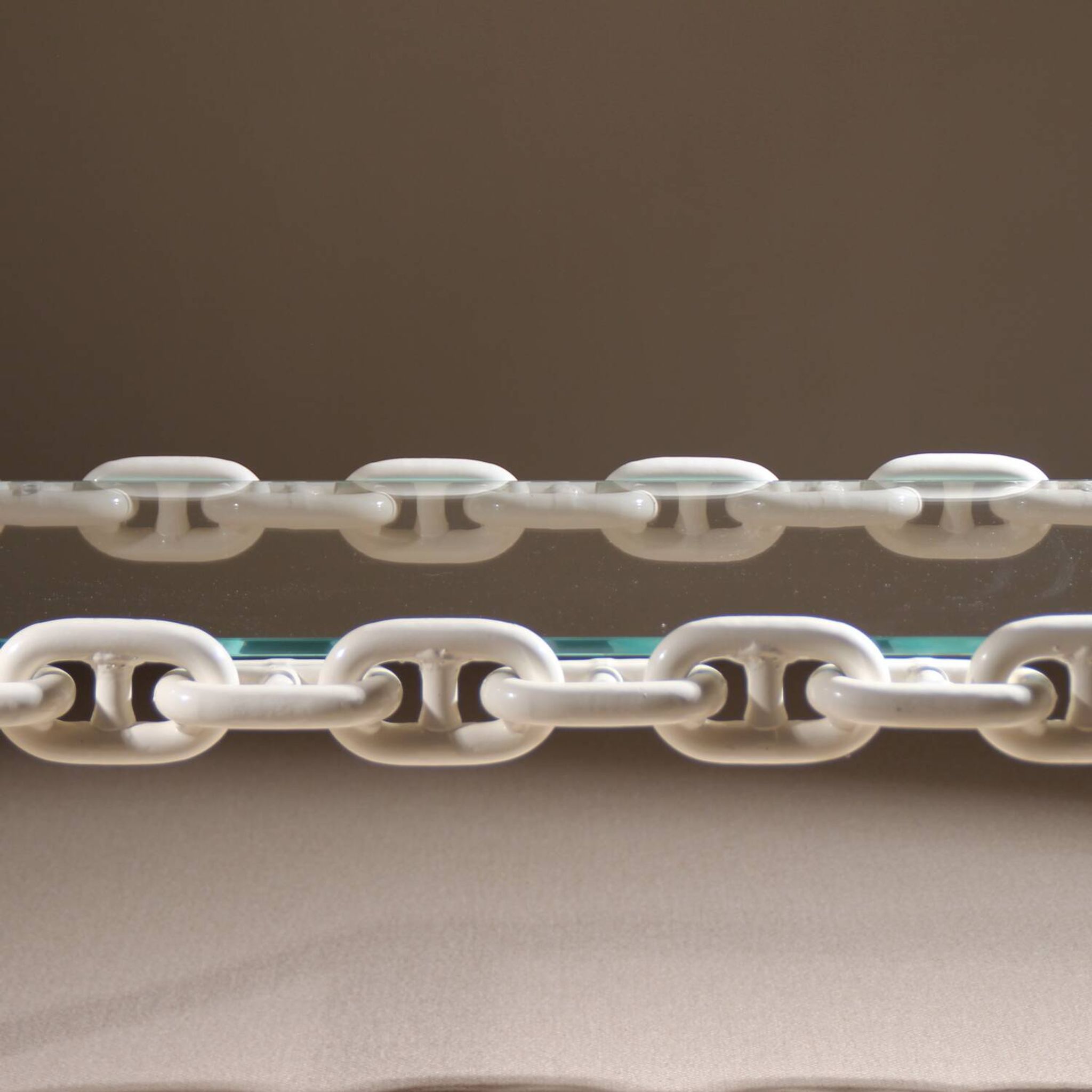 Brutalist Chain Link Coffee Table | France 1970s