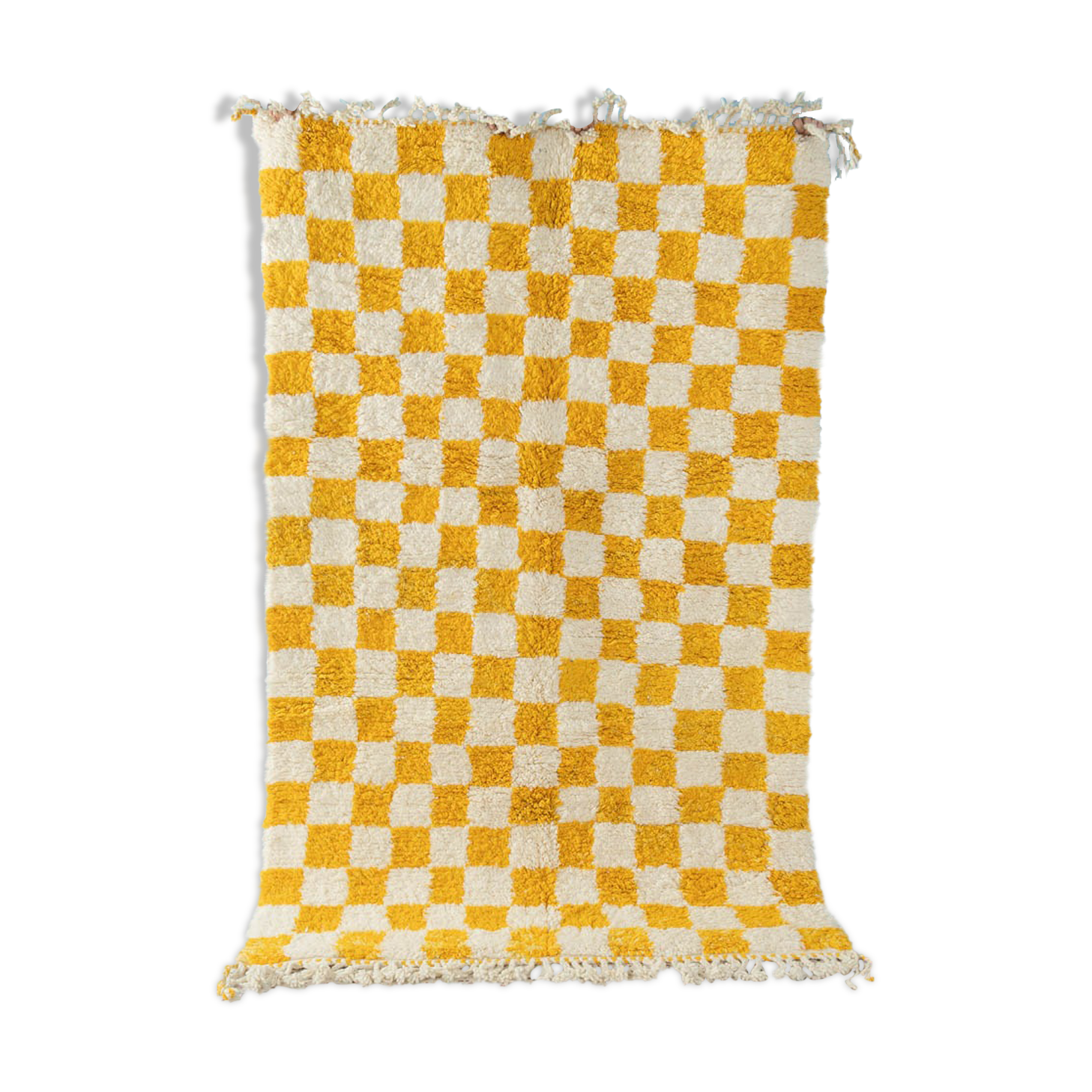 Tapis berbère, Lemon Check II, 147 x 235