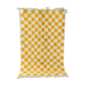 Lemon Check II, Berber Rug, 147 x 235