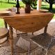 Farmhouse table with shutters