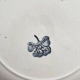 4 flat ironware plates “Les Violettes” Salins