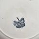 4 ironstone dinner plates “Les Violettes” Salins