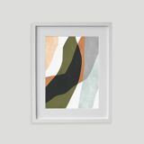 Handmade painting framed