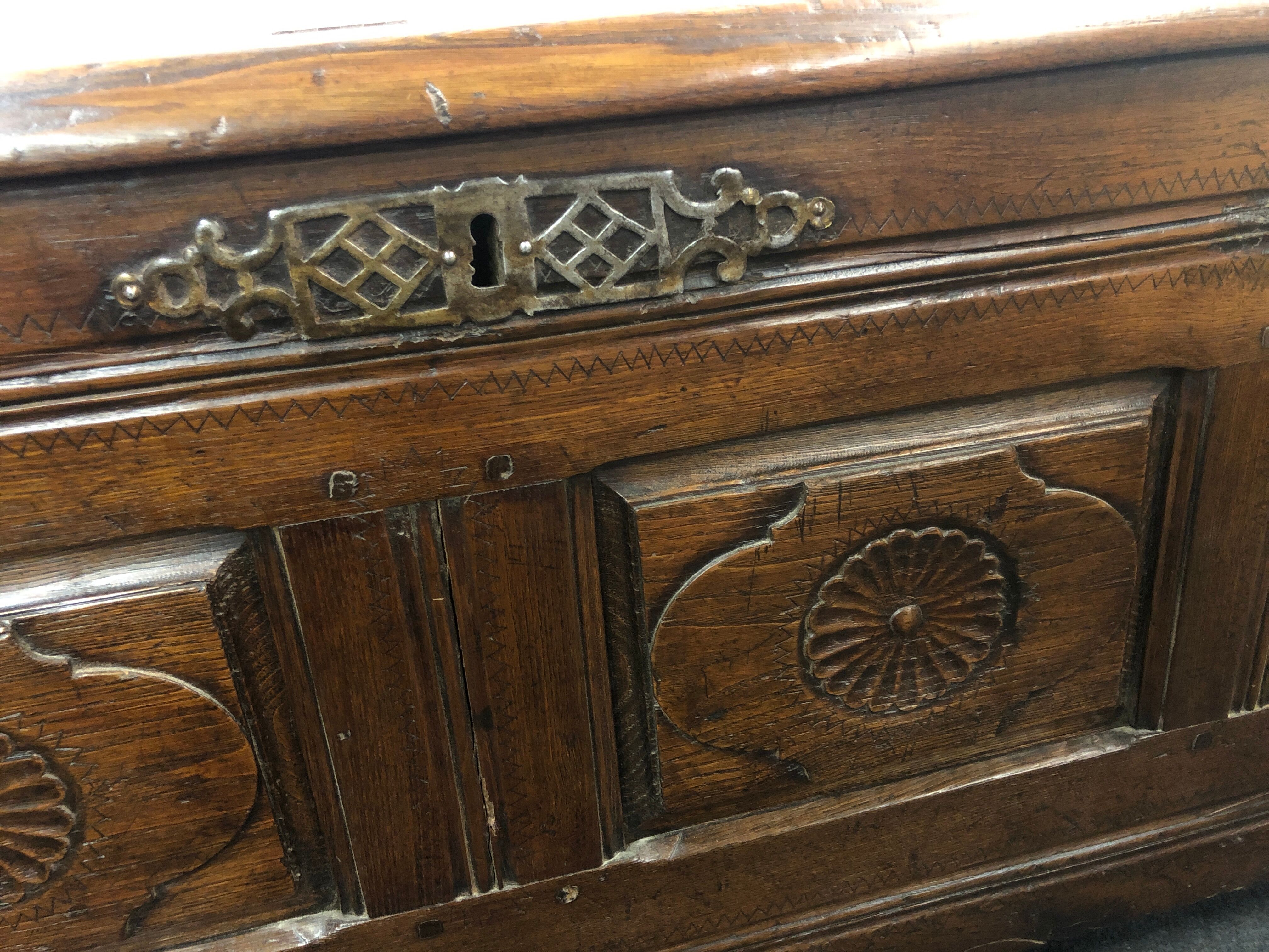 Chest XVIII century in ash