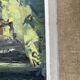 Signed Impressionist painting – Busy street scene