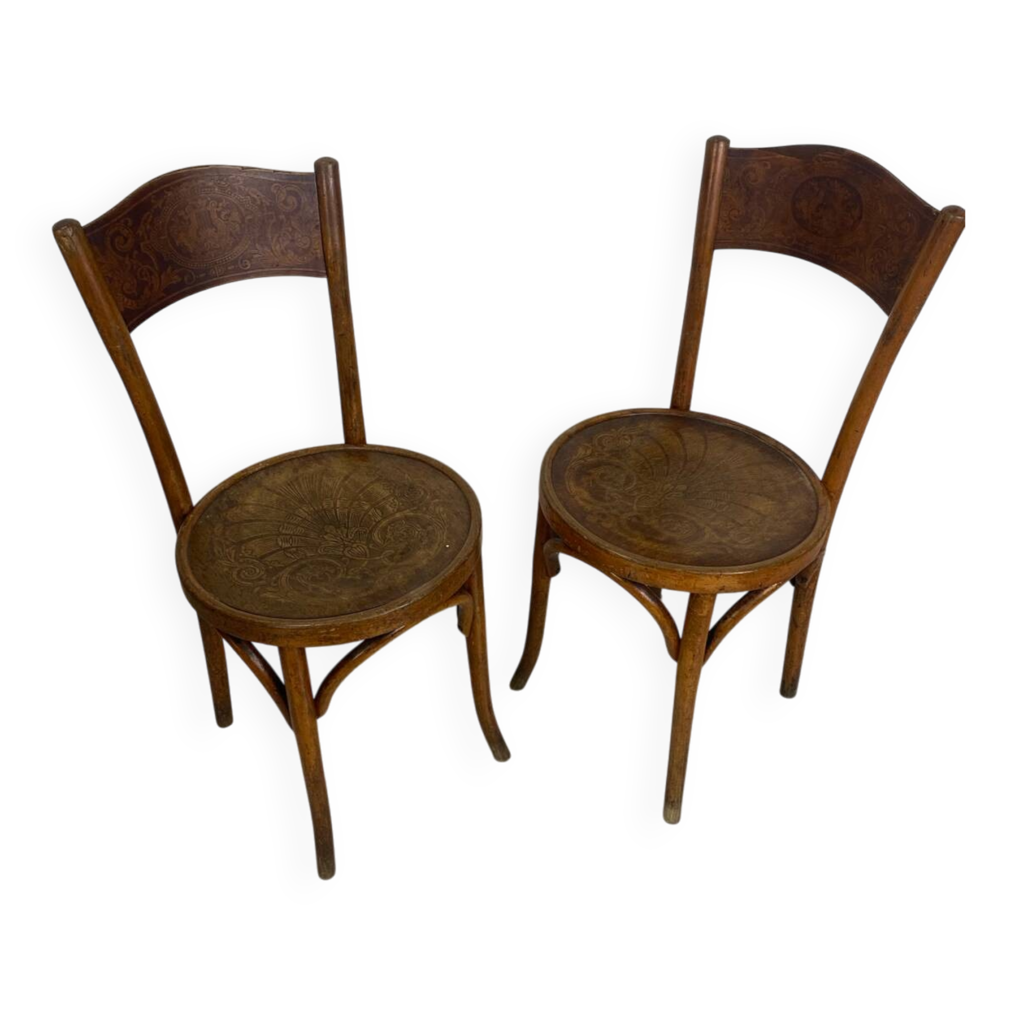 Bistro chair pair