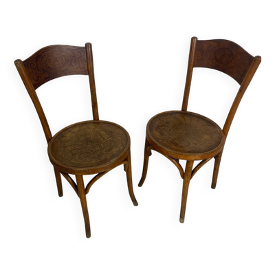 Paire de chaise bistrot