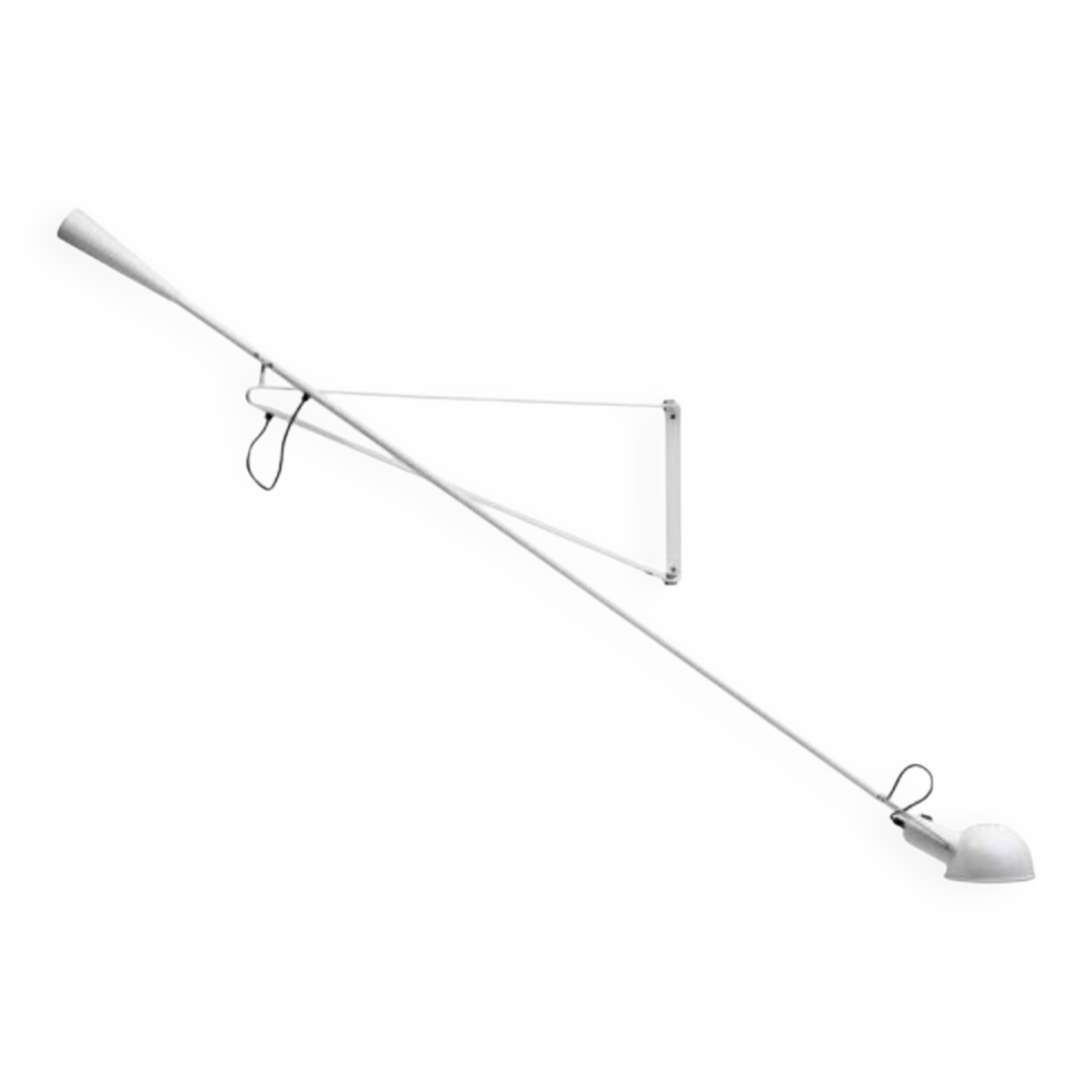 Iconic wall lamp Flos model 265 (white colour)