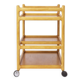 Vintage Serving Trolley Oak 1970s Danish