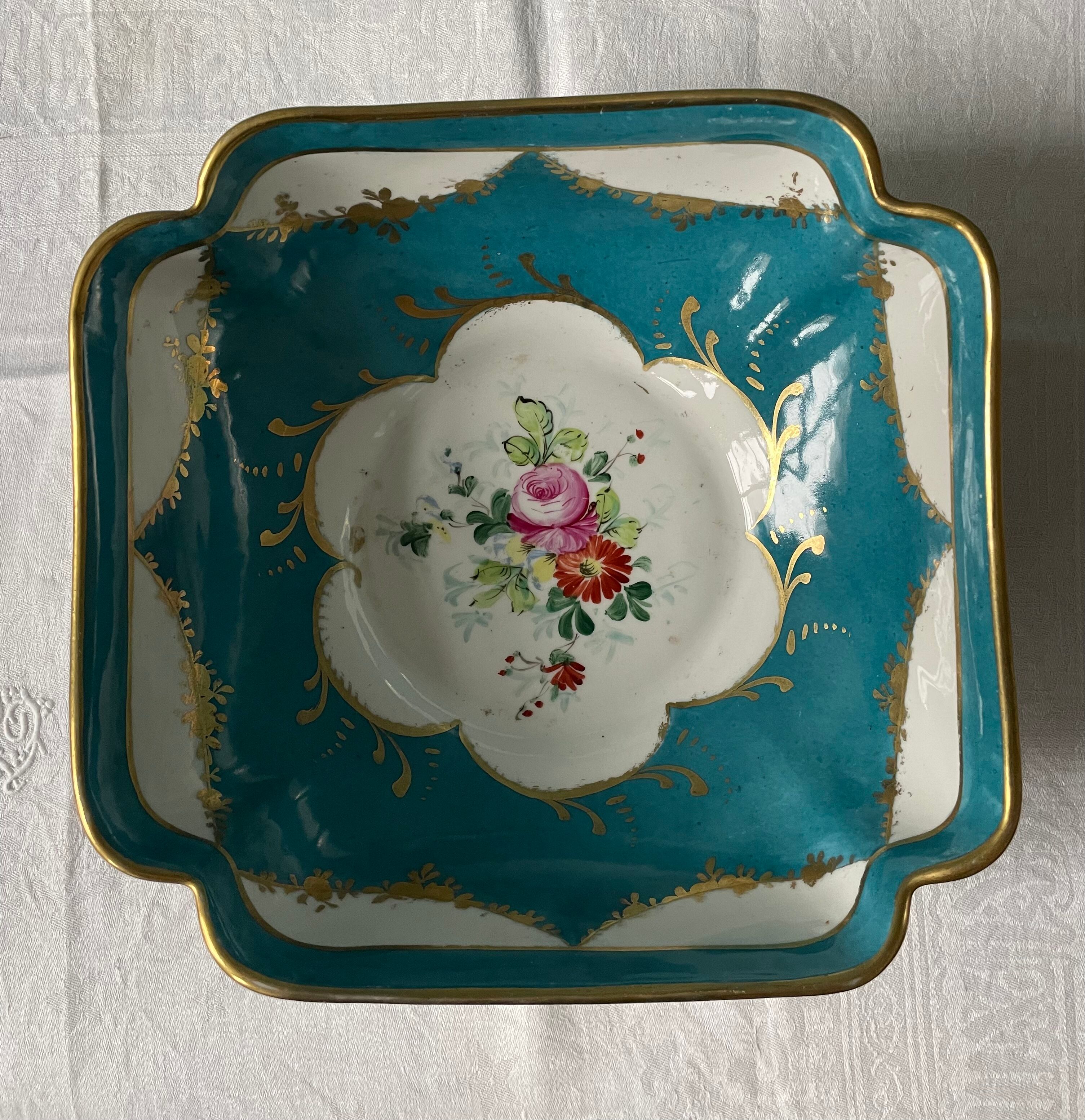 Porcelain salad bowl of Sèvres XIXth