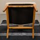 Brutalist Dining Chairs in style of Henning Kjærnulf in Oak and Bouclé