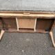 Renovated Louis XV style coffee table in solid oak from the 1960s.