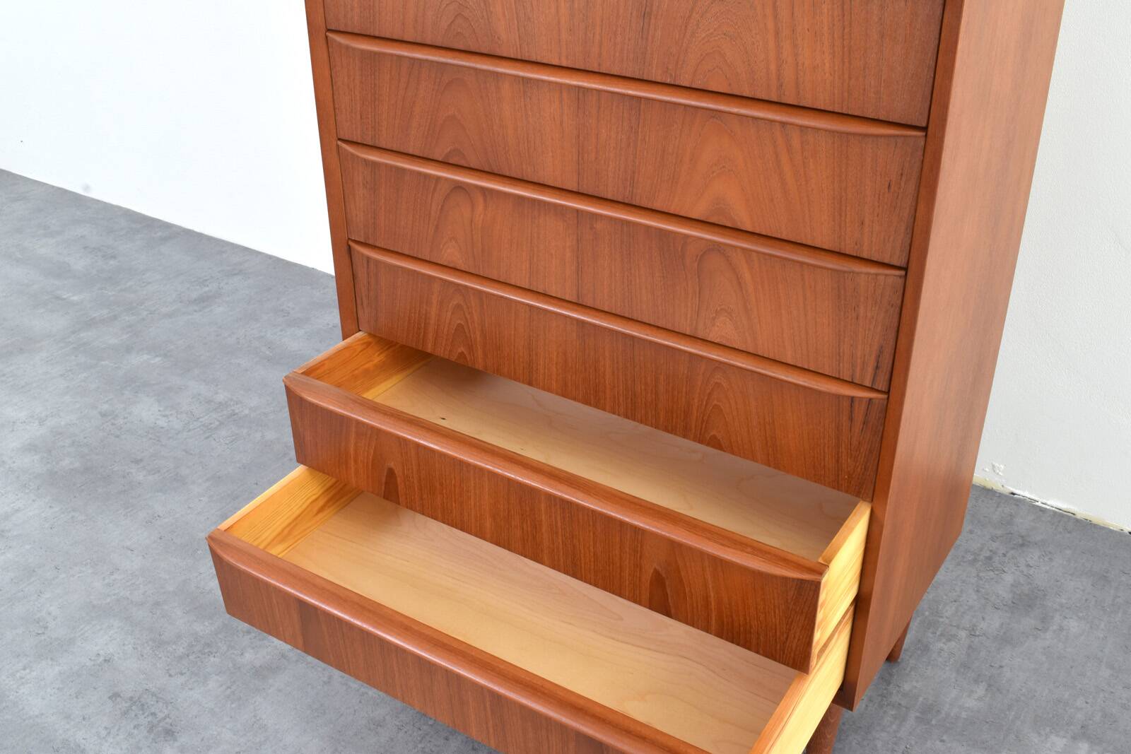 Mid-Century Danish Teak Chest of Drawers, 1960s.