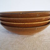4 Longchamp stoneware hollow plates