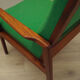 Teak green armchair, Danish design, 1970s, production: Denmark