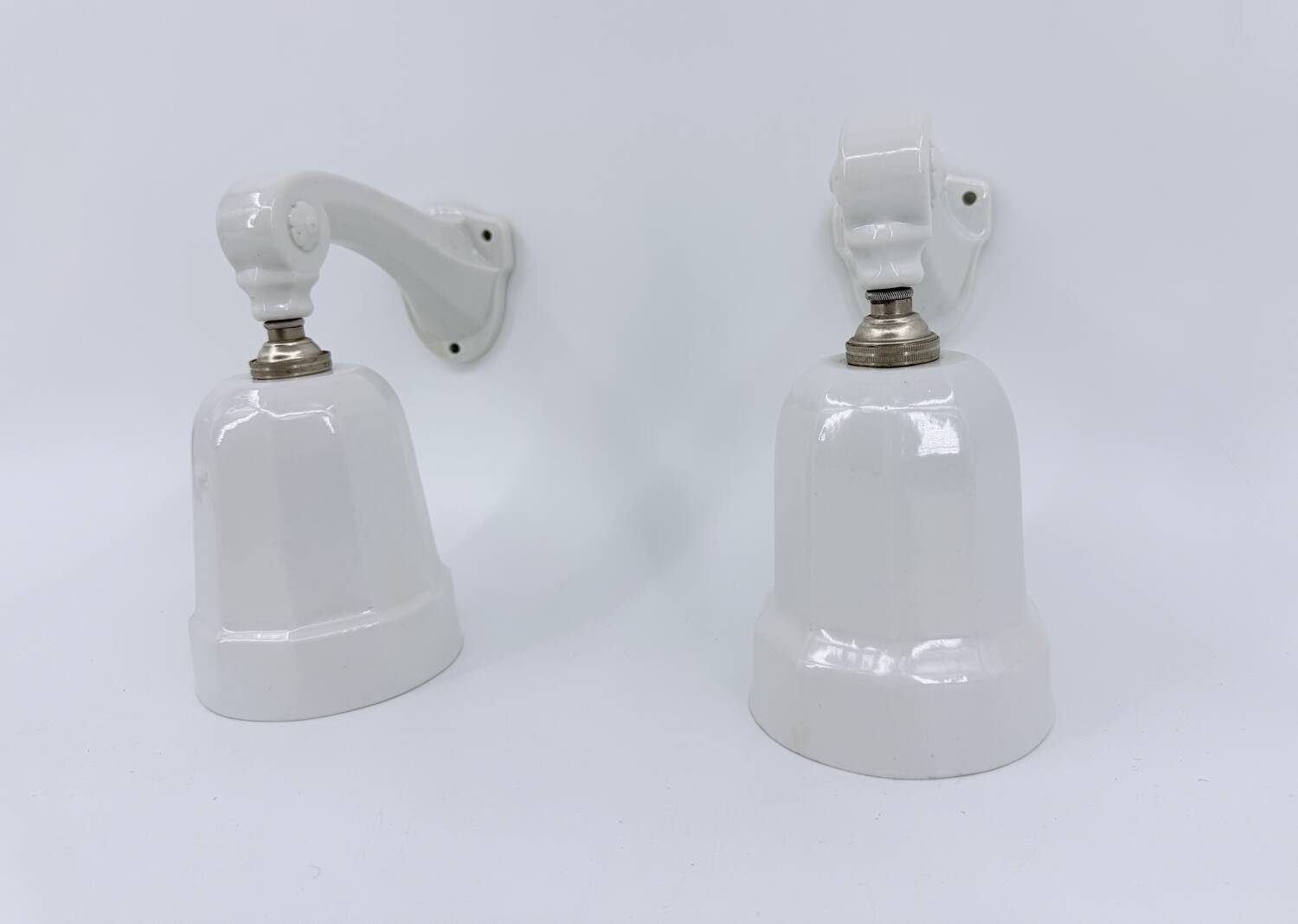 Art Deco porcelain wall lights