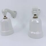 Art Deco porcelain wall lights