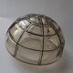 Vintage wall/ceiling light in amber glass / RZB Germany