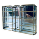 Brass and glass display case