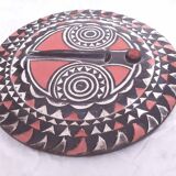 Wooden solar mask from Burkina Faso
