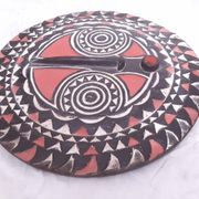Masque solaire du Burkina Faso en bois