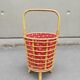 Rattan basket 60s