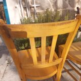 pair of Luterma style bistro chairs