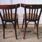 Pair of Fischel bistro chairs
